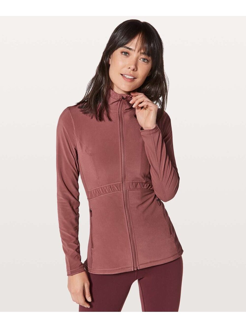 Lululemon Round Trip Jacket So Merlot/Dashing Purple Sz. 10 EUC